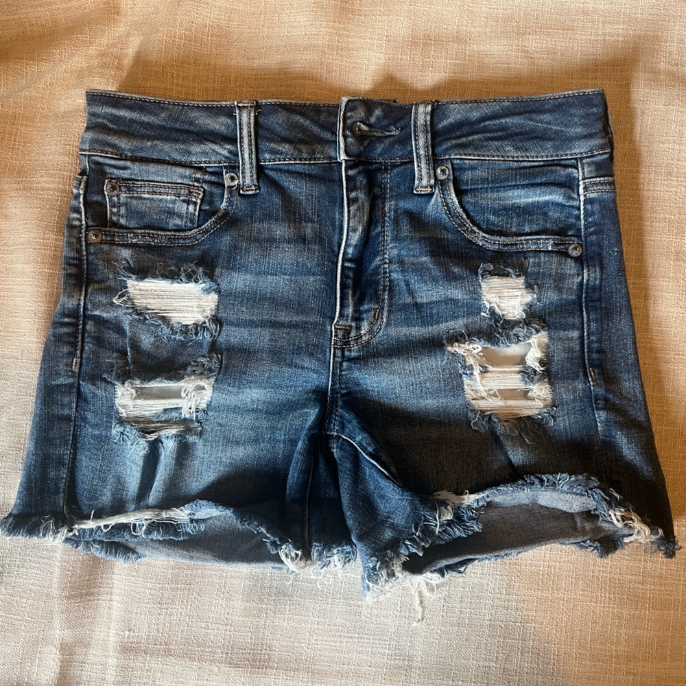 American Eagle Distressed Jean Shorts